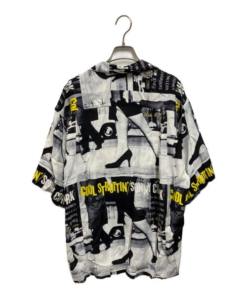 WACKO MARIA（ワコマリア）WACKO MARIA (ワコマリア) BLUE NOTE / S/S HAWAIIAN SHIRT ホワイト×ブラック サイズ:ＸＬの古着・服飾アイテム