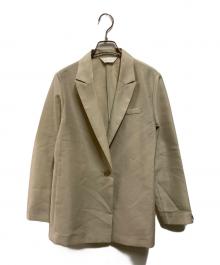 allureville（アルアバイル）の古着「ライトオーガンジーシアージャケット」｜ベージュ