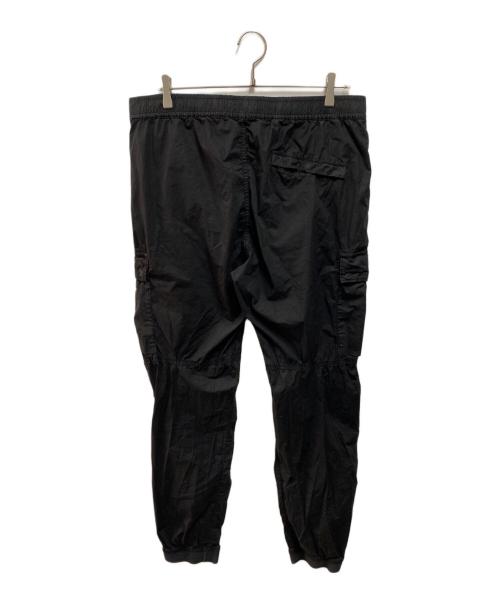STONE ISLAND（ストーンアイランド）STONE ISLAND (ストーンアイランド) ガーメントダイストレッチコットンカーゴパン ブラック サイズ:W34の古着・服飾アイテム