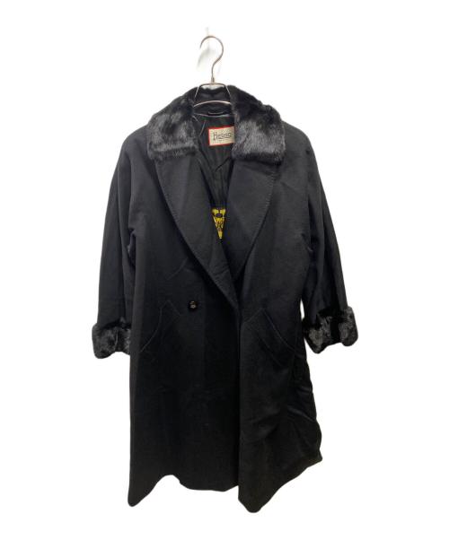 HERNO（ヘルノ）HERNO (ヘルノ) カシミヤコート ブラック サイズ:40の古着・服飾アイテム