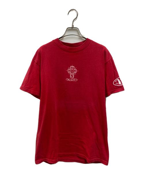 DOG TOWN（ドッグ タウン）DOG TOWN (ドッグ タウン) ストーンフィッシュプリントTシャツ レッド サイズ:Ｍの古着・服飾アイテム