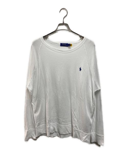 POLO RALPH LAUREN（ポロ・ラルフローレン）POLO RALPH LAUREN (ポロ・ラルフローレン) スウェット ホワイト サイズ:Ｌの古着・服飾アイテム