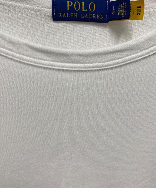 POLO RALPH LAUREN（ポロ・ラルフローレン）POLO RALPH LAUREN (ポロ・ラルフローレン) スウェット ホワイト サイズ:Ｌの古着・服飾アイテム