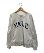 Championチャンピオン）の古着「00's YALE カレッジスウェット」｜グレー
