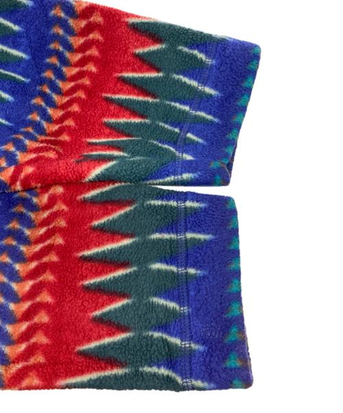 Patagonia（パタゴニア）Patagonia (パタゴニア) 90's ミネハハ柄フリースジャケット ブルー×レッド サイズ:Lの古着・服飾アイテム