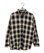 FATエフエーティー）の古着「SHADOWBONE シャツ」｜ブラック