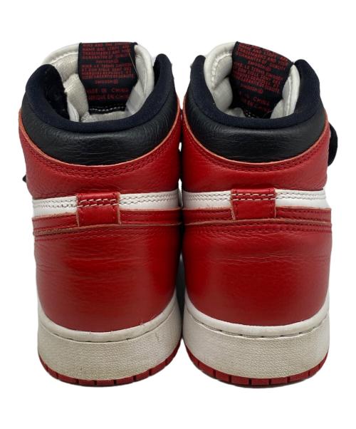 NIKE（ナイキ）NIKE (ナイキ) ハイカットスニーカー ホワイト×レッド サイズ:24.5ｃｍの古着・服飾アイテム