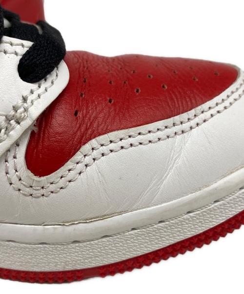 NIKE（ナイキ）NIKE (ナイキ) ハイカットスニーカー ホワイト×レッド サイズ:24.5ｃｍの古着・服飾アイテム