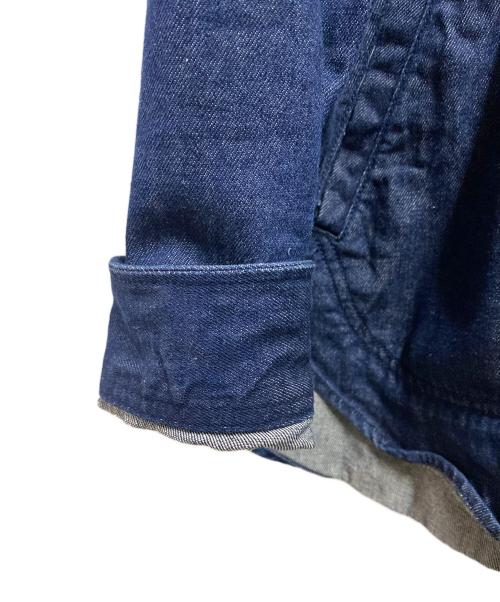 stussy（ステューシー）stussy (ステューシー) 00's stand firm刺繍デニムパーカー インディゴ サイズ:Ｌの古着・服飾アイテム