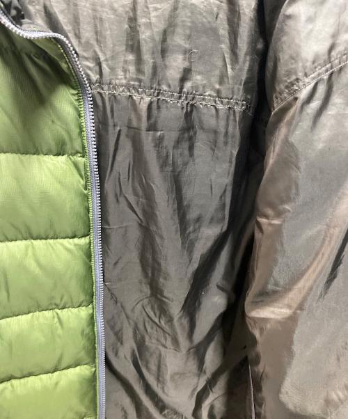 Eddie Bauer（エディーバウアー）Eddie Bauer (エディーバウアー) リバーシブルダウンジャケット グリーン サイズ:Ｍの古着・服飾アイテム