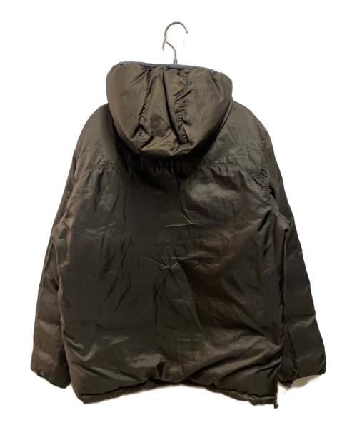 Eddie Bauer（エディーバウアー）Eddie Bauer (エディーバウアー) リバーシブルダウンジャケット グリーン サイズ:Ｍの古着・服飾アイテム