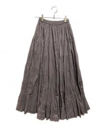 MARIHA（マリハ）の古着「ギャザースカート」｜グレー