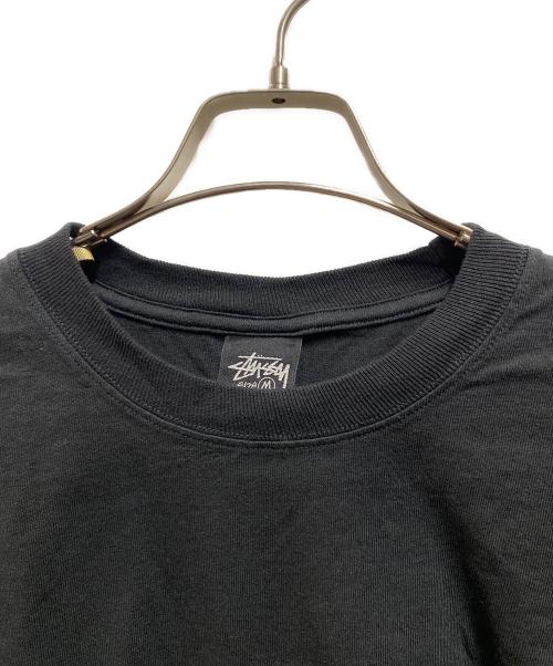 stussy（ステューシー）stussy (ステューシー) SURF CLUB TEE PIGMENT DYED ブラック サイズ:Mの古着・服飾アイテム