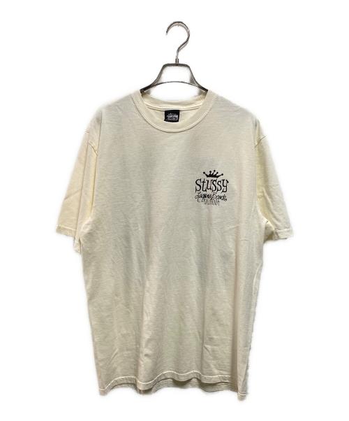 stussy（ステューシー）stussy (ステューシー) BEACH HOUSE TEE ホワイト サイズ:Mの古着・服飾アイテム