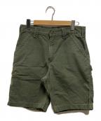 CarHarttカーハート）の古着「ハーフペインターパンツ」｜グリーン