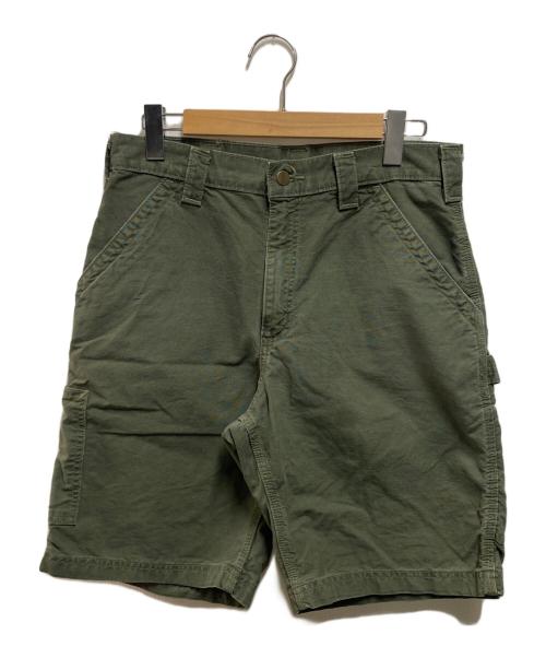CarHartt（カーハート）CarHartt (カーハート) ハーフペインターパンツ グリーン サイズ:Ｌの古着・服飾アイテム