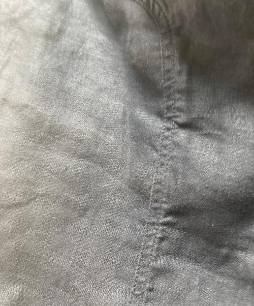 VERSACE（ヴェルサーチェ）VERSACE (ヴェルサーチェ) レイヤードリネンベイカーパンツ ネイビー サイズ:Ｌの古着・服飾アイテム