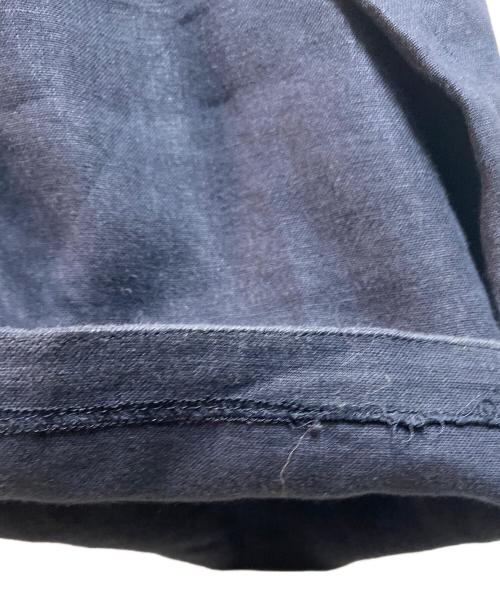 VERSACE（ヴェルサーチェ）VERSACE (ヴェルサーチェ) レイヤードリネンベイカーパンツ ネイビー サイズ:Ｌの古着・服飾アイテム