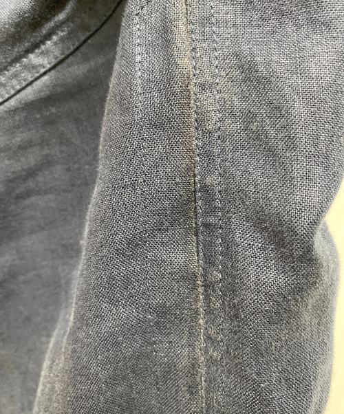 VERSACE（ヴェルサーチェ）VERSACE (ヴェルサーチェ) レイヤードリネンベイカーパンツ ネイビー サイズ:Ｌの古着・服飾アイテム