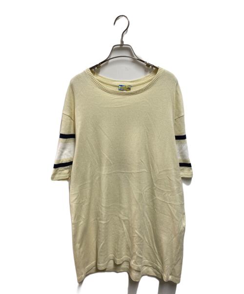 LOEWE（ロエベ）LOEWE (ロエベ) IBIZA ロゴTシャツ ベージュ サイズ:Ｌの古着・服飾アイテム