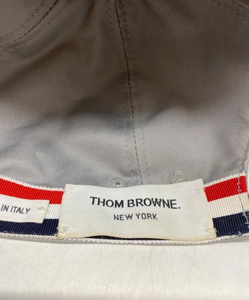 Thom Browne（トムブラウン）Thom Browne (トムブラウン) ベースボールキャップ グレーの古着・服飾アイテム