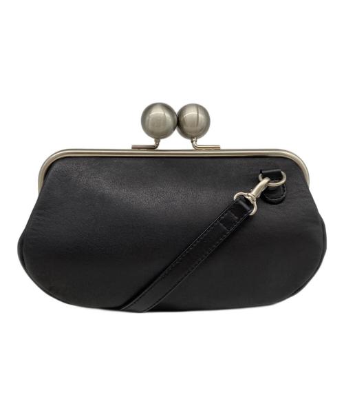 kawa-kawa（カワカワ）kawa-kawa (カワカワ) kuchigane 3WAYショルダーバッグ ブラックの古着・服飾アイテム