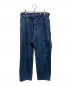 KAPTAIN SUNSHINEキャプテンサンシャイン）の古着「グルカデニムトラウザー」｜インディゴ