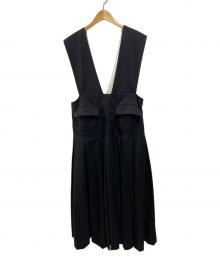 ENFOLD（エンフォルド）の古着「Jumper SKIRT DRESS」｜ブラック