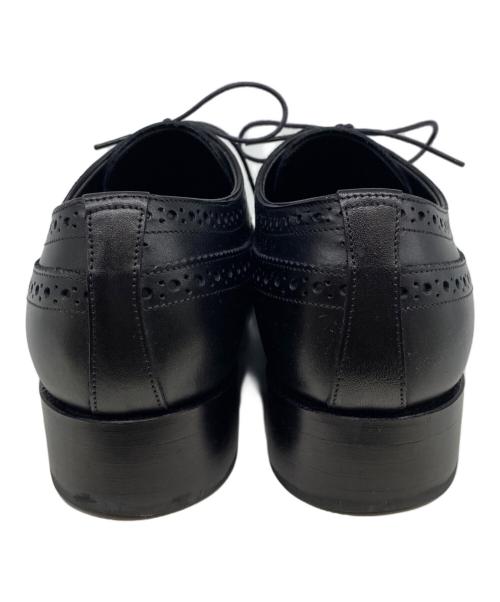 浅草靴誂（アサクサカチョウ）浅草靴誂 (アサクサカチョウ) レザーシューズ ブラック サイズ:6 1/2の古着・服飾アイテム