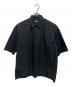 H BEAUTY&YOUTH（エイチ ビューティー&ユース）の古着「SQUARE CUTTING SHORT SLEEVE SHIRT」｜ブラック