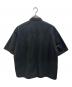 H BEAUTY&YOUTH (エイチ ビューティー&ユース) SQUARE CUTTING SHORT SLEEVE SHIRT ブラック サイズ:Ｍ：6000円