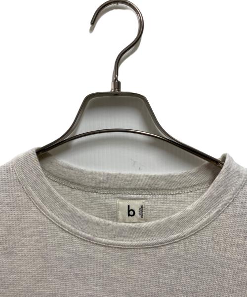 blurhms ROOTSTOCK（ブラームスルーツストック）blurhms ROOTSTOCK (ブラームスルーツストック) Rough&Smooth Thermal Baseball Tee グレー サイズ:サイズ詳細参照の古着・服飾アイテム