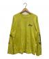 holiday（ホリデー）の古着「SUPER FINE DRY DAMAGE L/S T-SHIRT」｜イエロー