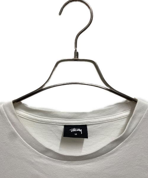 stussy（ステューシー）stussy (ステューシー) SSリンクロゴＴシャツ ホワイト サイズ:Mの古着・服飾アイテム