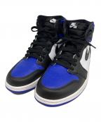 NIKEナイキ）の古着「Jordan 1 Retro High Royal Toe」｜ブラック×ブルー×ホワイト