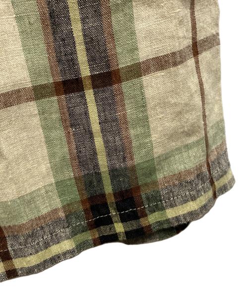 O'NEIL OF DUBLIN（オニールオブダブリン）O'NEIL OF DUBLIN (オニールオブダブリン) リネンラップスカート ベージュ サイズ:34の古着・服飾アイテム