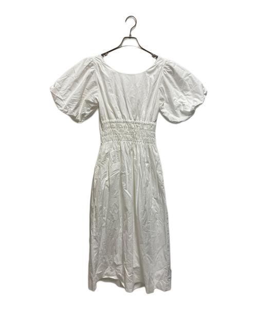 CASA FLINE（カーサフライン）CASA FLINE (カーサフライン) STUDIOUS (ステュディオス) バックオープンIラインドレス ホワイト サイズ:FREEの古着・服飾アイテム