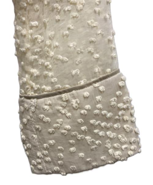CLANE（クラネ）CLANE (クラネ) SNOW DOT JACQUARD ONEPIECE ベージュの古着・服飾アイテム