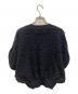 CLANE (クラネ) FRINGE ARCH SLEEVE KNIT TOPS ブラック サイズ:1：4000円