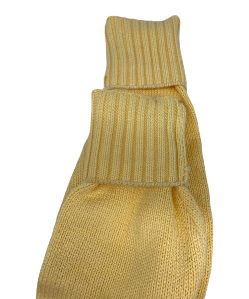 POLO RALPH LAUREN（ポロ・ラルフローレン）POLO RALPH LAUREN (ポロ・ラルフローレン) 90sコットンニット イエロー サイズ:Ｌの古着・服飾アイテム