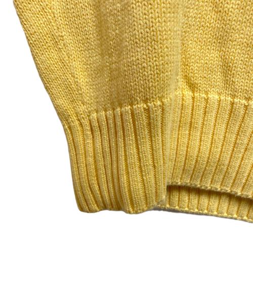 POLO RALPH LAUREN（ポロ・ラルフローレン）POLO RALPH LAUREN (ポロ・ラルフローレン) 90sコットンニット イエロー サイズ:Ｌの古着・服飾アイテム