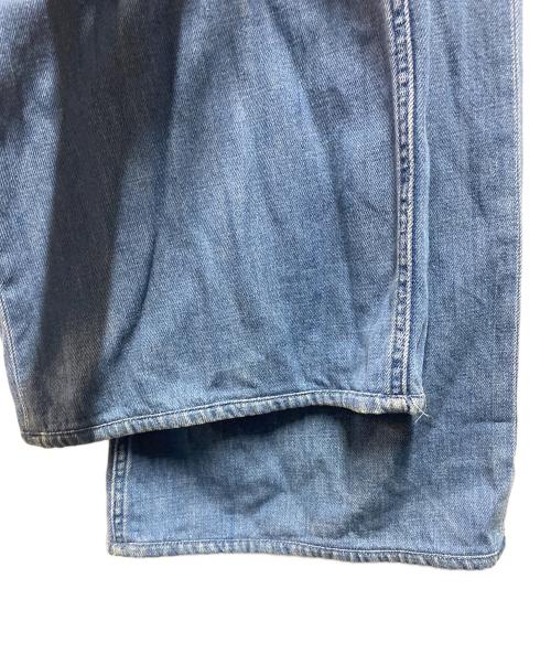 MM6 Maison Margiela（エムエムシックスメゾンマルジェラ）MM6 Maison Margiela (エムエムシックスメゾンマルジェラ) ドローストリング ワイド デニムパンツ インディゴ サイズ:36の古着・服飾アイテム