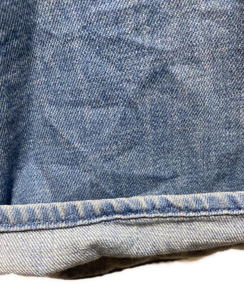 MM6 Maison Margiela（エムエムシックスメゾンマルジェラ）MM6 Maison Margiela (エムエムシックスメゾンマルジェラ) ドローストリング ワイド デニムパンツ インディゴ サイズ:36の古着・服飾アイテム