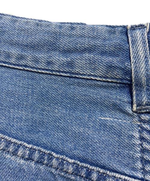 MM6 Maison Margiela（エムエムシックスメゾンマルジェラ）MM6 Maison Margiela (エムエムシックスメゾンマルジェラ) ドローストリング ワイド デニムパンツ インディゴ サイズ:36の古着・服飾アイテム