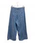 MM6 Maison Margiela (エムエムシックスメゾンマルジェラ) ドローストリング ワイド デニムパンツ インディゴ サイズ:36：19000円