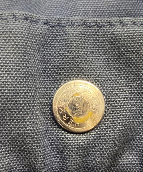 HERMES（エルメス）HERMES (エルメス) フールトゥMM ネイビー×ブラウンの古着・服飾アイテム