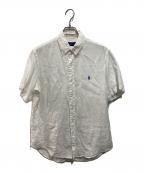 RALPH LAURENラルフローレン）の古着「00's リネンシャツ」｜ホワイト