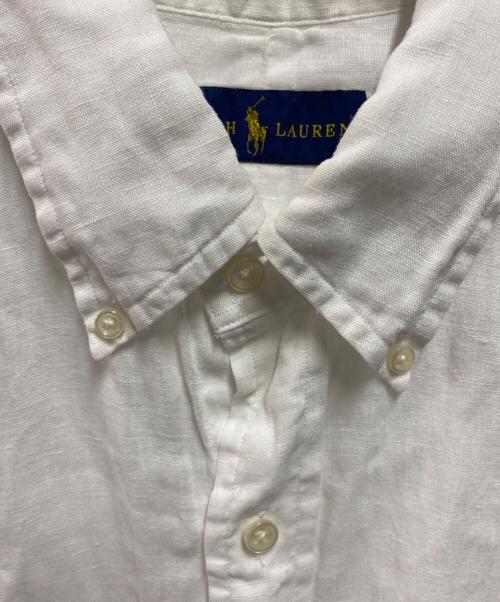 RALPH LAUREN（ラルフローレン）RALPH LAUREN (ラルフローレン) 00's リネンシャツ ホワイト サイズ:Ｍの古着・服飾アイテム