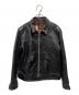 LUKER BY NEIGHBOR HOOD（ルーカーバイネイバーフッド）の古着「レザージャケット」｜ブラック