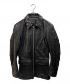 VANSONバンソン）の古着「カーコート」｜ブラック